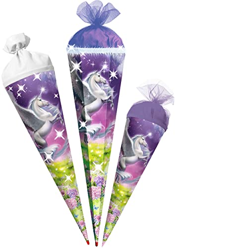 alles-meine.de GmbH Schultüte mit Glitzer - Effekt ! Magic Pegasus/Einhorn 35-85 cm Größe wählbar mit Holzspitze Zuckertüte - Tüllabschluß/Filzabschluß - eckig .. alles-meine.de GmbH Schultüte mit Glitzer - Effekt ! Magic Pegasus/Einhorn 35-85 cm Größe wählbar mit Holzspitze Zuckertüte - Tüllabschluß/Filzabschluß - eckig .. von alles-meine.de GmbH