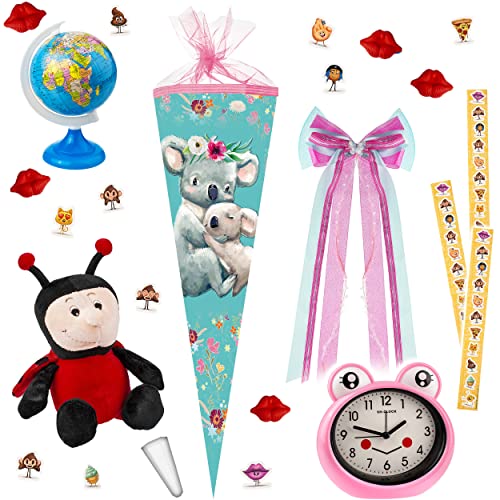 alles-meine.de GmbH Schultüte - süße Koala Familie 35-85 cm Größe wählbar inkl. komplette Füllung + Bänder Schleife + Kunststoff Spitze - Zuckertüte - Tüllabschluß/Filz.. alles-meine.de GmbH Schultüte - süße Koala Familie 35-85 cm Größe wählbar inkl. komplette Füllung + Bänder Schleife + Kunststoff Spitze - Zuckertüte - Tüllabschluß/Filz.. von alles-meine.de GmbH
