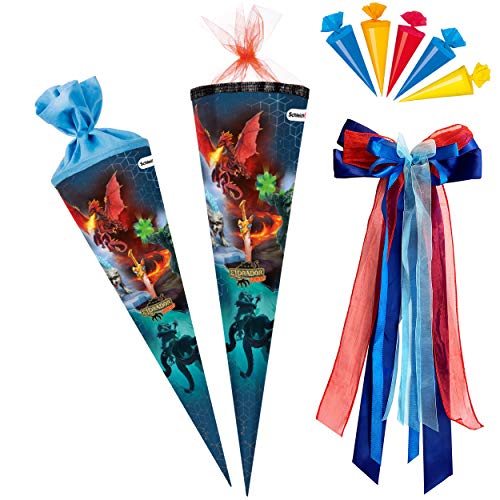 alles-meine.de GmbH Set Schultüte + 5 kleine Zuckertüten - Drachen - Schleich Eldrador Creatures - 70 cm - rund - incl. große Schleife - Filzabschluß - Zuckertüte - mit/ohne .. alles-meine.de GmbH Set Schultüte + 5 kleine Zuckertüten - Drachen - Schleich Eldrador Creatures - 70 cm - rund - incl. große Schleife - Filzabschluß - Zuckertüte - mit/ohne .. von alles-meine.de GmbH
