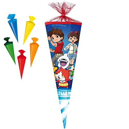alles-meine.de GmbH Set Schultüte + 5 kleine Zuckertüten - Yo-Kai Watch - Manga Figuren - 35 cm - rund - mit Tüllabschluß - Zuckertüte - mit/ohne Kunststoff Spitze - Nest.. alles-meine.de GmbH Set Schultüte + 5 kleine Zuckertüten - Yo-Kai Watch - Manga Figuren - 35 cm - rund - mit Tüllabschluß - Zuckertüte - mit/ohne Kunststoff Spitze - Nest.. von alles-meine.de GmbH