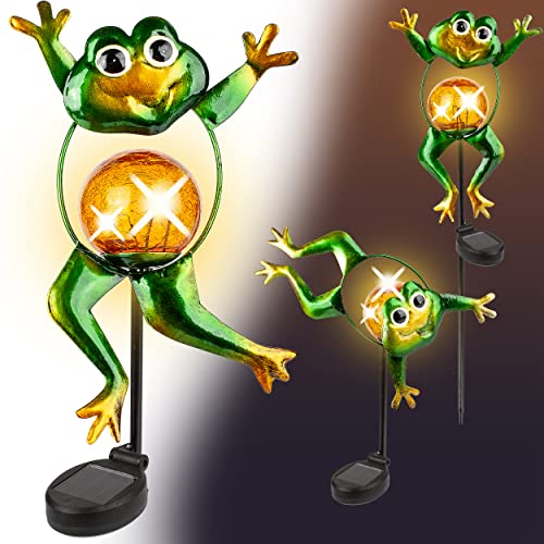 alles-meine.de GmbH Solar - LED Licht/Solarfigur - Frosch - grün & gelb - 55 cm - Leuchte - Solartier/Solarblume - Garten Wetterfest für Innen Außen - handbemaltes Glas & Met.. alles-meine.de GmbH Solar - LED Licht/Solarfigur - Frosch - grün & gelb - 55 cm - Leuchte - Solartier/Solarblume - Garten Wetterfest für Innen Außen - handbemaltes Glas & Met.. von alles-meine.de GmbH