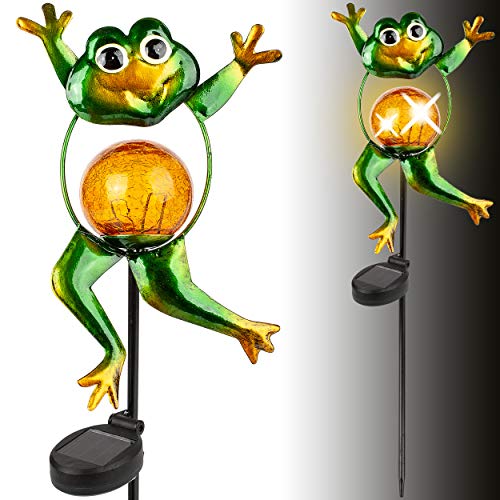 alles-meine.de GmbH Solar - LED Licht/Solarfigur - lustiger Frosch - grün & gelb - 55 cm - Leuchte - Solartier/Solarblume - Garten Wetterfest für Innen Außen - handbemaltes G.. alles-meine.de GmbH Solar - LED Licht/Solarfigur - lustiger Frosch - grün & gelb - 55 cm - Leuchte - Solartier/Solarblume - Garten Wetterfest für Innen Außen - handbemaltes G.. von alles-meine.de GmbH