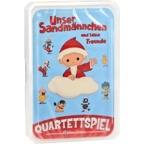 alles-meine.de GmbH Spielkarten - Unser Sandmännchen und Seine Freunde - Quartett - Quartettspiel Kartenspiel - Kinder Erwachsene - Frau Elster Schnatterinchen Pitti Platsch Mopp.. von alles-meine.de GmbH