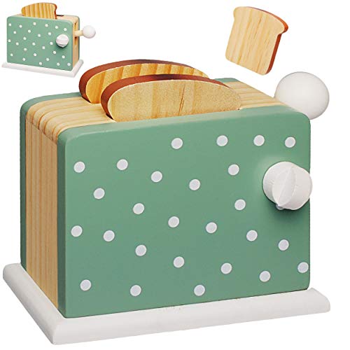 alles-meine.de GmbH Spielzeug Toaster mit 2 Toastscheiben - aus Holz - beweglich & wirklich funktionierend - Pop up - Spiel Küche - Zubehör Deko - Kinderküche - Weißbrotscheiben .. alles-meine.de GmbH Spielzeug Toaster mit 2 Toastscheiben - aus Holz - beweglich & wirklich funktionierend - Pop up - Spiel Küche - Zubehör Deko - Kinderküche - Weißbrotscheiben .. von alles-meine.de GmbH