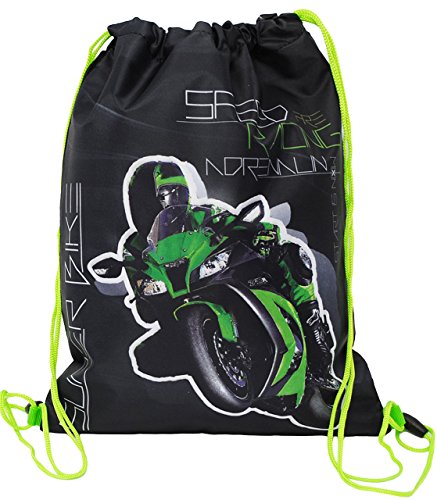 alles-meine.de GmbH Sportbeutel - Turnbeutel - Schuhbeutel__ Motorrad Kawasaki ZX-10R - Ninja - wasserfest/wasserabweisend & abwischbar - für Kinder - Schulbeutel Kinderga.. von alles-meine.de GmbH