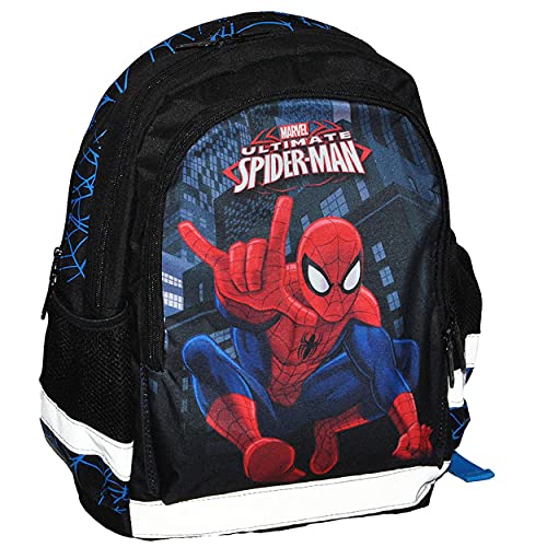 alles-meine.de GmbH Spyderman - großer Rucksack/Schulrucksack - Spyderman - für Kinder - mit 5 Fächern + Reflektor Kinderrucksack/mit Trinkflaschenhalterung - groß Kind Junge.. von alles-meine.de GmbH