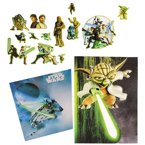 alles-meine.de GmbH Star Wars/Clone Wars - Glückwunschkarte/Grußkarte - mit Umschlag & Sticker - Geburtstagskarte/Karte - Geburtstag/Einladung - Starwars - Sith - Yod.. von alles-meine.de GmbH