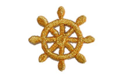 alles-meine.de GmbH Steuerrad golden klein 2,9 cm * 3 cm Bügelbild Aufnäher Applikation alles-meine.de GmbH Steuerrad golden klein 2,9 cm * 3 cm Bügelbild Aufnäher Applikation von alles-meine.de GmbH