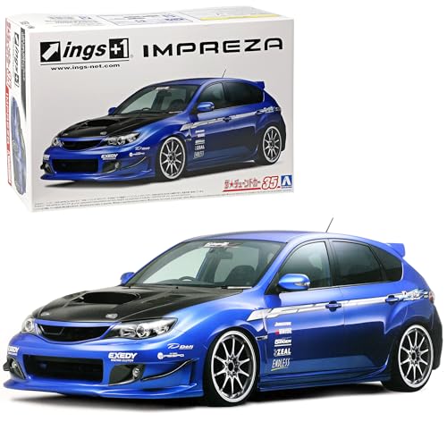 alles-meine.de GmbH Subaru Impreza WRX STI 5 Türer Blau Tuning 2007-2014 GR 58756 Nr 35 Kit Bausatz 1/24 Aoshima Modell Auto mit individiuellem Wunschkennzeichen alles-meine.de GmbH Subaru Impreza WRX STI 5 Türer Blau Tuning 2007-2014 GR 58756 Nr 35 Kit Bausatz 1/24 Aoshima Modell Auto mit individiuellem Wunschkennzeichen von alles-meine.de GmbH