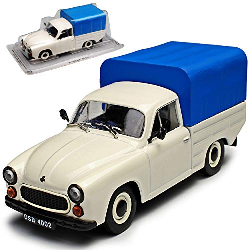 alles-meine.de GmbH Syrena R-20 Pick-Up Weiss 1/43 Modellcarsonline Modell Auto mit individiuellem Wunschkennzeichen von alles-meine.de GmbH