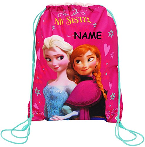 alles-meine.de GmbH Tasche/Rucksack - die Eiskönigin - Frozen - incl. Name - Sportbeutel - Turnbeutel - Schuhbeutel - Beutel - wasserfest/wasserabweisend & abwischbar - W.. von alles-meine.de GmbH