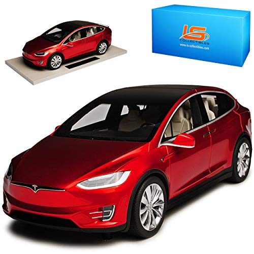 alles-meine.de GmbH Tesla Model X Rot Ab 2015 1/18 LS Collectibles Modell Auto mit individiuellem Wunschkennzeichen alles-meine.de GmbH Tesla Model X Rot Ab 2015 1/18 LS Collectibles Modell Auto mit individiuellem Wunschkennzeichen von alles-meine.de GmbH