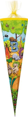 alles-meine.de GmbH Tier ABC Tiere Zoo Giraffe Elefant Nilpferd Löwe AFFE Krokodil Schultüte - 50 cm alles-meine.de GmbH Tier ABC Tiere Zoo Giraffe Elefant Nilpferd Löwe AFFE Krokodil Schultüte - 50 cm von alles-meine.de GmbH