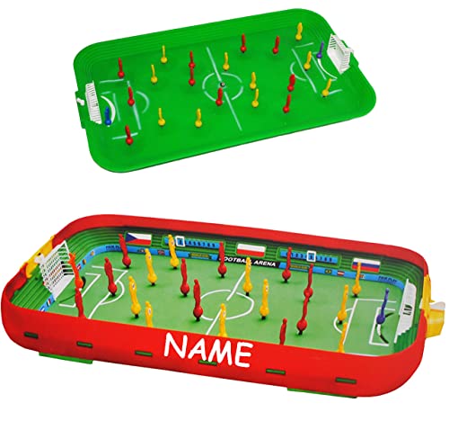 alles-meine.de GmbH Tischfußball - Spiel - incl. Name__ Komplettset incl. Spieler & Ball & Tor - Fußballspiel - Fußball/Kicker für den Tisch - Tischfussball Spiel - Tischfußba.. von alles-meine.de GmbH