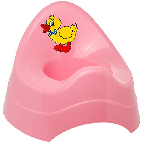 alles-meine.de GmbH Töpfchen/Nachttopf/Babytopf - rosa - pink Tiere - Ente Bieco - mit großer Lehne + Spritzschutz - Babytöpfchen/Kindertopf/Lerntöpfchen - Toilettent.. von alles-meine.de GmbH
