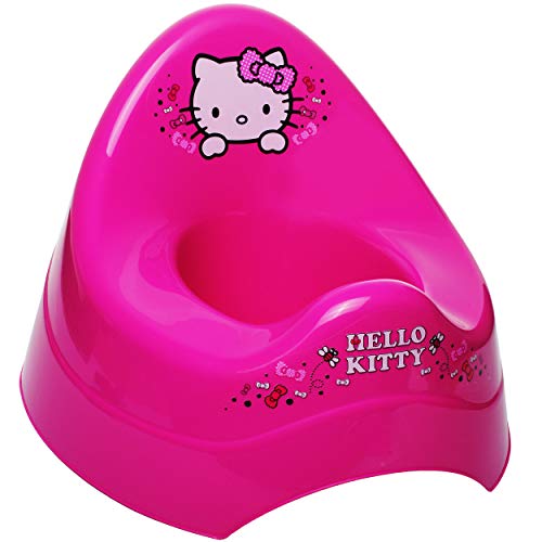 alles-meine.de GmbH Töpfchen/Nachttopf/Babytopf - pink - rosa Hello Kitty - Katze Bieco - mit großer Lehne + Spritzschutz - Babytöpfchen/Kindertopf/Lerntöpfchen - TOI.. von alles-meine.de GmbH