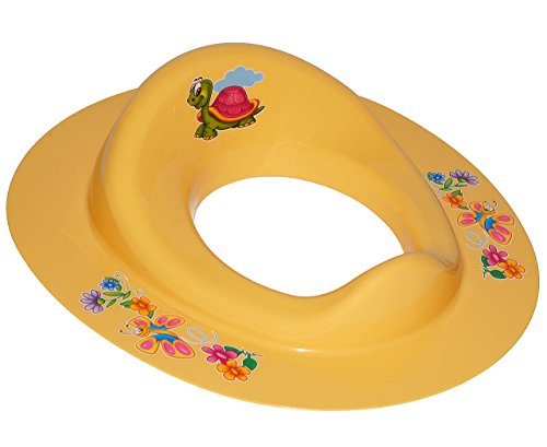 alles-meine.de GmbH Toilettensitz/Toilettenaufsatz - Schildkröte & Schmetterling gelb - WC Toilettentrainer für Kinder - Jungen & Mädchen - Standardgröße mit Lehne & Pullerschu.. alles-meine.de GmbH Toilettensitz/Toilettenaufsatz - Schildkröte & Schmetterling gelb - WC Toilettentrainer für Kinder - Jungen & Mädchen - Standardgröße mit Lehne & Pullerschu.. von alles-meine.de GmbH