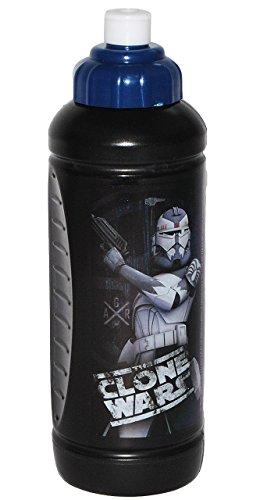 alles-meine.de GmbH Trinkflasche Clone Wars/Star Wars - Flasche für 500 ml - Leichter Kunststoff/Plastik - für Jungen - Kinder - auslaufsicher/Fahrradflasche - Flasche .. von alles-meine.de GmbH