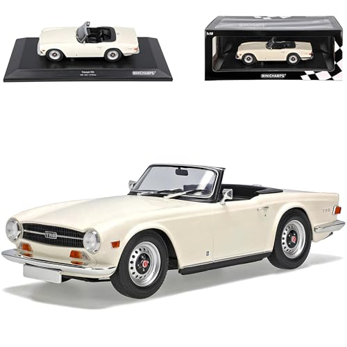 alles-meine.de GmbH Triumph TR6 Cabrio Weiss 1968-1976 limitiert 504 Stück 1/18 Minichamps Modell Auto mit individiuellem Wunschkennzeichen alles-meine.de GmbH Triumph TR6 Cabrio Weiss 1968-1976 limitiert 504 Stück 1/18 Minichamps Modell Auto mit individiuellem Wunschkennzeichen von alles-meine.de GmbH
