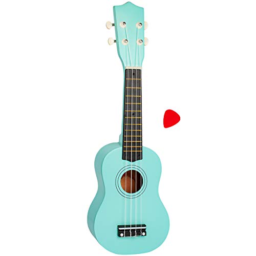 alles-meine.de GmbH Ukulele - aus Holz - Motiv & Farbwahl - türkis blau - 55 cm / 21 inch - Klassik - akustische - Kinder & Erwachsene - mit Plektrum - 4 Saiten/Seiten - Spielz.. alles-meine.de GmbH Ukulele - aus Holz - Motiv & Farbwahl - türkis blau - 55 cm / 21 inch - Klassik - akustische - Kinder & Erwachsene - mit Plektrum - 4 Saiten/Seiten - Spielz.. von alles-meine.de GmbH