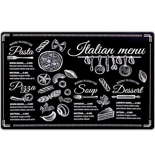alles-meine.de GmbH Unterlage - Menükarte - Menu Pasta - Pizza - Dessert - 44 cm * 29 cm - als Platzdeckchen/Tischunterlage/Malunterlage/Knetunterlage/Eßunterlage/Platz.. alles-meine.de GmbH Unterlage - Menükarte - Menu Pasta - Pizza - Dessert - 44 cm * 29 cm - als Platzdeckchen/Tischunterlage/Malunterlage/Knetunterlage/Eßunterlage/Platz.. von alles-meine.de GmbH