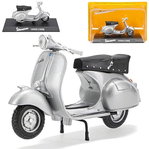 alles-meine.de GmbH Vespa 150 GS 1958 Silber mit Sockel 1/18 Modell Motorrad alles-meine.de GmbH Vespa 150 GS 1958 Silber mit Sockel 1/18 Modell Motorrad von alles-meine.de GmbH