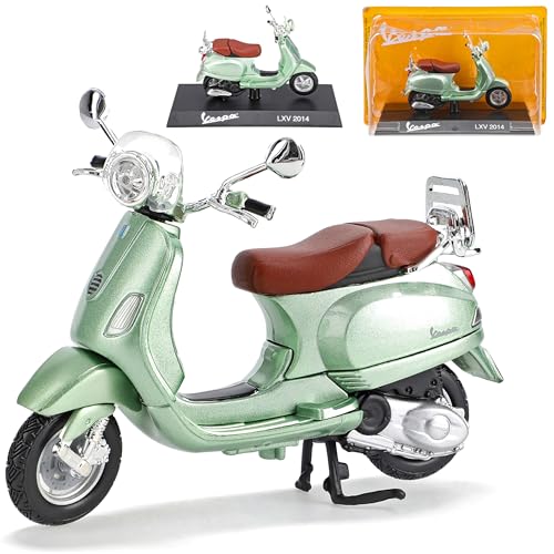 alles-meine.de GmbH Vespa LXV 2014 Grün mit Sockel 1/18 Modell Motorrad mit individiuellem Wunschkennzeichen alles-meine.de GmbH Vespa LXV 2014 Grün mit Sockel 1/18 Modell Motorrad mit individiuellem Wunschkennzeichen von alles-meine.de GmbH