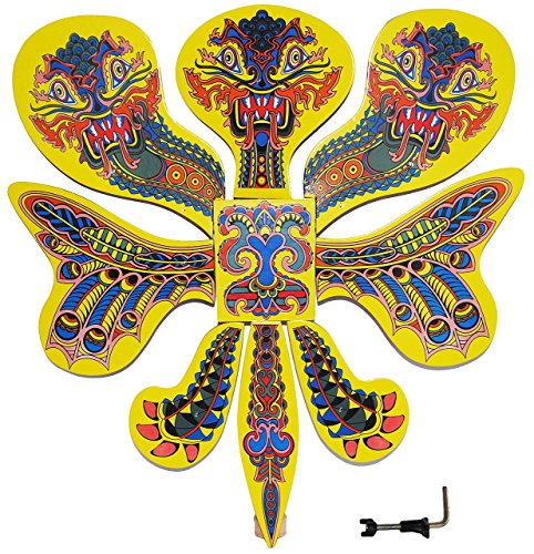 alles-meine.de GmbH Vogelschießen - Bogenschießen - Drache / 3 Köpfen bunt 47 cm * 51 cm - Drachenschießen chinesisch von alles-meine.de GmbH