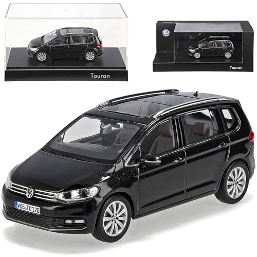 Volkwagen T*o*u*r*a*n II Tief Schwarz Ab 2015 1/43 Norev Modell Auto mit individiuellem Wunschkennzeichen von alles-meine.de GmbH
