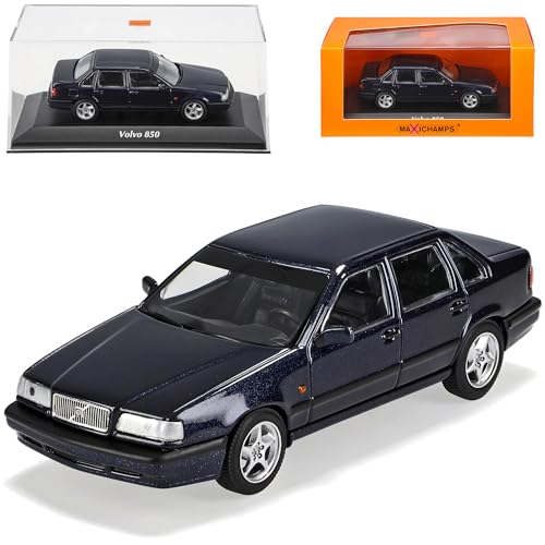 alles-meine.de GmbH Volvo 850 Limousine Dunkel Blau Metallic 1991-1996 1/43 Minichamps Maxichamps Modell Auto mit individiuellem Wunschkennzeichen von alles-meine.de GmbH
