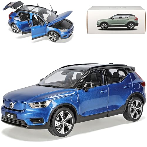 alles-meine.de GmbH Volvo XC40 SUV Blau 1. Generation Ab 2017 Version Ab Facelift 2022 1/18 Modell Modell Auto mit individiuellem Wunschkennzeichen von alles-meine.de GmbH