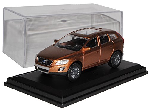 alles-meine.de GmbH Volvo XC60 Braun Gold SUV Ab 2008 mit Sockel und Vitrine 1/43 Modellcarsonline Modell Auto von alles-meine.de GmbH