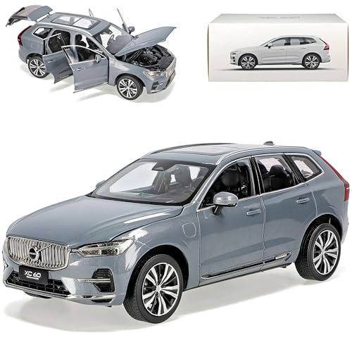alles-meine.de GmbH Volvo XC60 II SPA Recharge Grau Blau SUV 2. Generation Ab 2017 Version Ab Facelift 2021 1/18 Modell Modell Auto mit individiuellem Wunschkennzeichen alles-meine.de GmbH Volvo XC60 II SPA Recharge Grau Blau SUV 2. Generation Ab 2017 Version Ab Facelift 2021 1/18 Modell Modell Auto mit individiuellem Wunschkennzeichen von alles-meine.de GmbH