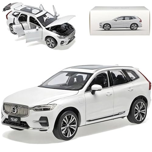 alles-meine.de GmbH Volvo XC60 II SPA Recharge Weiss SUV 2. Generation Ab 2017 Version Ab Facelift 2021 1/18 Modell Modell Auto mit individiuellem Wunschkennzeichen alles-meine.de GmbH Volvo XC60 II SPA Recharge Weiss SUV 2. Generation Ab 2017 Version Ab Facelift 2021 1/18 Modell Modell Auto mit individiuellem Wunschkennzeichen von alles-meine.de GmbH