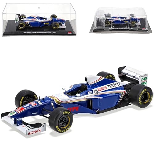 alles-meine.de GmbH Williams FW19 Jacques Villeneueve Weltmeister 1997 Formel 1 mit Sockel und Vitrine 1/24 Modell Auto alles-meine.de GmbH Williams FW19 Jacques Villeneueve Weltmeister 1997 Formel 1 mit Sockel und Vitrine 1/24 Modell Auto von alles-meine.de GmbH