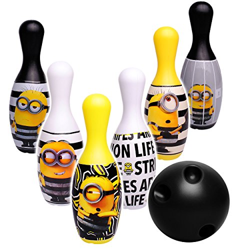 alles-meine.de GmbH XL - 7 TLG. Set - großes Kegelspiel/Bowlingspiel - Minnion - ich einfach unverbesserlich - 19 cm Kegel - aus Kunststoff/Plastik - für Außen + Innen - .. alles-meine.de GmbH XL - 7 TLG. Set - großes Kegelspiel/Bowlingspiel - Minnion - ich einfach unverbesserlich - 19 cm Kegel - aus Kunststoff/Plastik - für Außen + Innen - .. von alles-meine.de GmbH