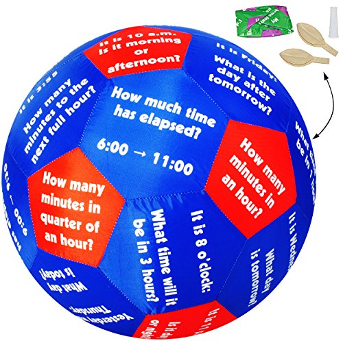 alles-meine.de GmbH XL - Lernspielball - Uhrzeit & Zeit/Uhr - Tage & Wochentage - Englisch ! - Ø 40 cm - Lernspiel Ball - Lernen & Üben & Kennenlernen - Lernball - Kinder /.. alles-meine.de GmbH XL - Lernspielball - Uhrzeit & Zeit/Uhr - Tage & Wochentage - Englisch ! - Ø 40 cm - Lernspiel Ball - Lernen & Üben & Kennenlernen - Lernball - Kinder /.. von alles-meine.de GmbH