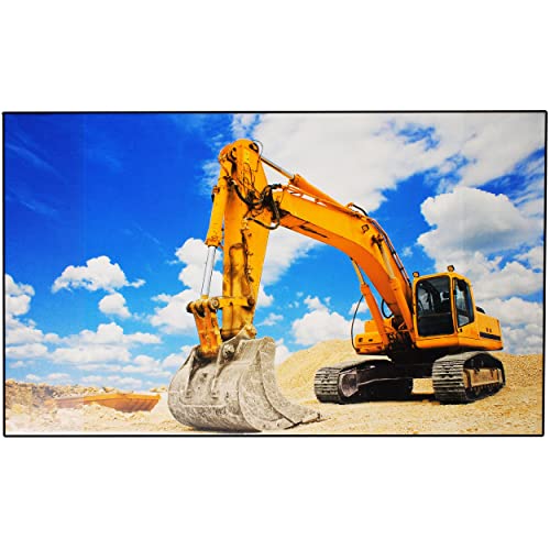 alles-meine.de GmbH XL Schreibtischunterlage/Unterlage - Bagger auf der Baustelle - 68 cm * 45 cm - Tischunterlage/Knetunterlage/Bastelunterlage - abwaschbar & abwischb.. von alles-meine.de GmbH