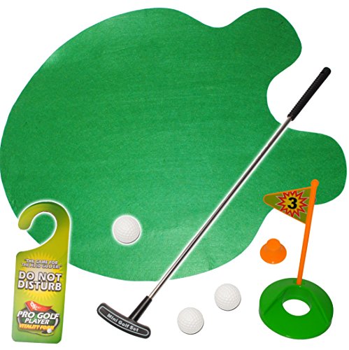 alles-meine.de GmbH XL Set - Bürogolf & Tischgolf - Golf Spiel mit Schläger & Golfball - Minigolf/Vorleger - Bürogolfset - Golfspieler/Mini Golfspiel - Puttingset - Minig.. alles-meine.de GmbH XL Set - Bürogolf & Tischgolf - Golf Spiel mit Schläger & Golfball - Minigolf/Vorleger - Bürogolfset - Golfspieler/Mini Golfspiel - Puttingset - Minig.. von alles-meine.de GmbH
