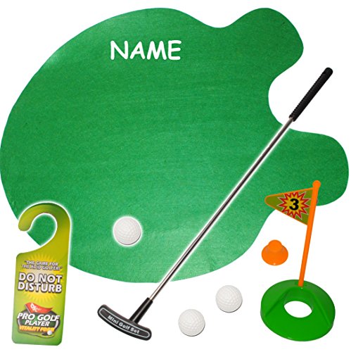 alles-meine.de GmbH XL Set - Bürogolf & Tischgolf - Golf Spiel mit Schläger & Golfball - inkl. Name - Minigolf/Vorleger - Bürogolfset - Golfspieler/Mini Golfspiel - Putti.. alles-meine.de GmbH XL Set - Bürogolf & Tischgolf - Golf Spiel mit Schläger & Golfball - inkl. Name - Minigolf/Vorleger - Bürogolfset - Golfspieler/Mini Golfspiel - Putti.. von alles-meine.de GmbH
