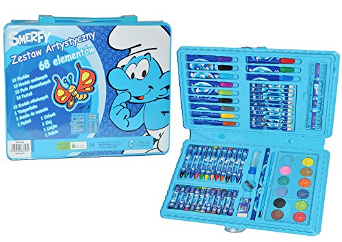 alles-meine.de GmbH XL Set Stifte-Koffer 66 TLG. - Die Schlümpfe - Malkoffer mit Stiften und Farben - für Kinder Bastelset Malen Stifte basteln Schlumpf/Stiftekoffer Malset alles-meine.de GmbH XL Set Stifte-Koffer 66 TLG. - Die Schlümpfe - Malkoffer mit Stiften und Farben - für Kinder Bastelset Malen Stifte basteln Schlumpf/Stiftekoffer Malset von alles-meine.de GmbH