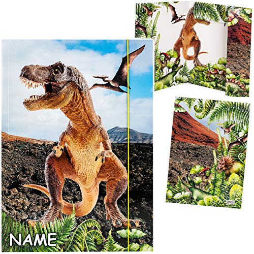alles-meine.de GmbH XXL 2 Stück A3 - Zeichenmappen/Sammelmappen Motivwahl Dinosaurier - Tyrannosaurus Rex - inkl. Name - Ordner - 44 cm - Mappen für Hefte Zeitschriften.. alles-meine.de GmbH XXL 2 Stück A3 - Zeichenmappen/Sammelmappen Motivwahl Dinosaurier - Tyrannosaurus Rex - inkl. Name - Ordner - 44 cm - Mappen für Hefte Zeitschriften.. von alles-meine.de GmbH