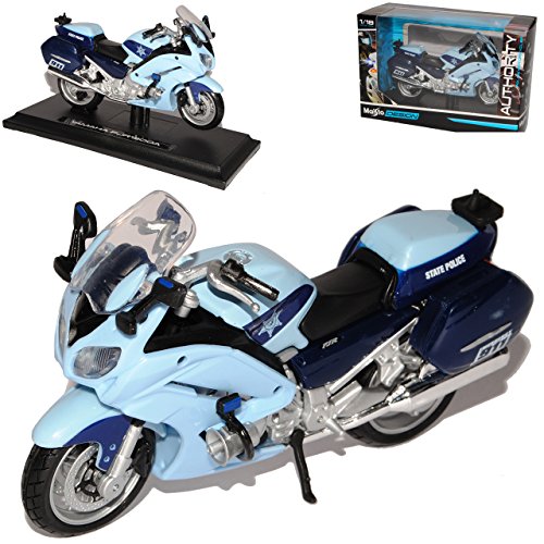 alles-meine.de GmbH Yamah. FJR-1300 Hell und Dunkel Blau Police Mit Sockel 1/18 Modell Motorrad mit individiuellem Wunschkennzeichen alles-meine.de GmbH Yamah. FJR-1300 Hell und Dunkel Blau Police Mit Sockel 1/18 Modell Motorrad mit individiuellem Wunschkennzeichen von alles-meine.de GmbH