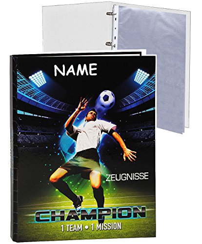 alles-meine.de GmbH Zeugnismappe/Ordner - Zeugnisse - Fußball Champion - incl. Namen - incl. Einsteckseiten - Ringbuch/Sammelordner - Dokumentenmappe A 4 - Ringordner - f.. alles-meine.de GmbH Zeugnismappe/Ordner - Zeugnisse - Fußball Champion - incl. Namen - incl. Einsteckseiten - Ringbuch/Sammelordner - Dokumentenmappe A 4 - Ringordner - f.. von alles-meine.de GmbH