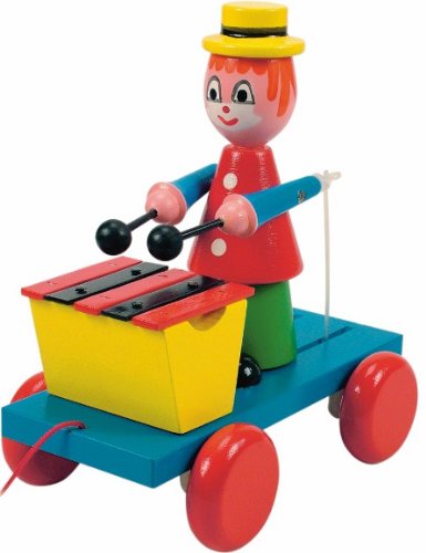 alles-meine.de GmbH Ziehtier - Ziehfigur/NACHZIEHTIER - aus Holz Clown m. XYLOPHON Holzspielzeug alles-meine.de GmbH Ziehtier - Ziehfigur/NACHZIEHTIER - aus Holz Clown m. XYLOPHON Holzspielzeug von alles-meine.de GmbH
