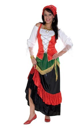 alles-meine.de GmbH Zigeunerin 4-tlg. Gr. 46 Kostüm Zigeuner Karneval Erwachsene Fasching von alles-meine.de GmbH