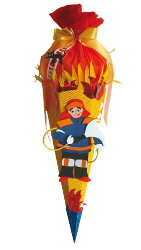 alles-meine.de GmbH fertig gebastelte Schultüte - Feuerwehr 85 cm - incl. Namen - 6 - eckig - mit Holzspitze Zuckertüte alles-meine.de GmbH fertig gebastelte Schultüte - Feuerwehr 85 cm - incl. Namen - 6 - eckig - mit Holzspitze Zuckertüte von alles-meine.de GmbH