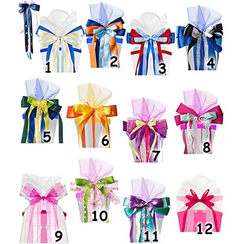 alles-meine.de GmbH für Schultüten - große 3-D Schleife - rosa & pink - 25 cm breit u. 60 cm lang - mit edlen Satin Bändern, Tüll & Perlenband - für Geschenke und Zuckertüten.. von alles-meine.de GmbH