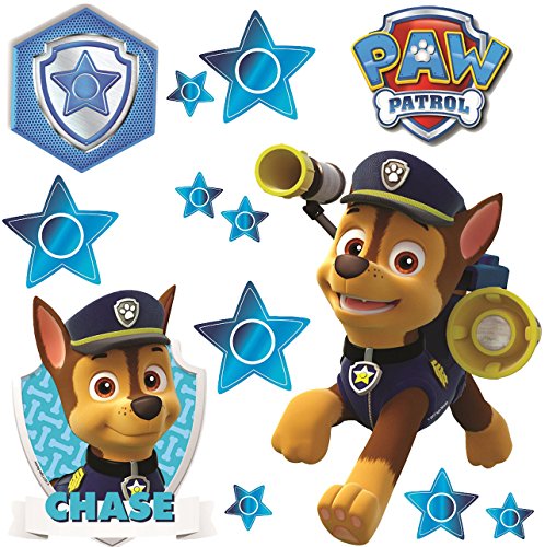 alles-meine.de GmbH große Wandsticker - Paw Patrol - Polizei Hund Chase - selbstklebend + wiederverwendbar + wasserfest - Aufkleber für Kinderzimmer - Wandtattoo/Sticker .. von alles-meine.de GmbH