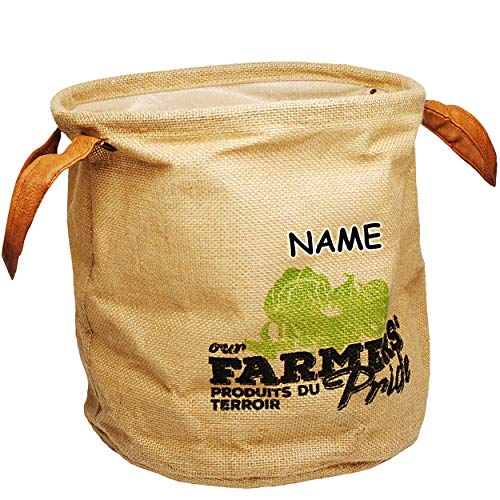 alles-meine.de GmbH große XXL - Pflanztasche/Blumentopf - Jute Stoff - Pflanzsack - inkl. Name - Ø 40 cm - rund - 50,3 Liter - braun - Beutel - Kartoffelpflanzsack - Farmers Pr.. alles-meine.de GmbH große XXL - Pflanztasche/Blumentopf - Jute Stoff - Pflanzsack - inkl. Name - Ø 40 cm - rund - 50,3 Liter - braun - Beutel - Kartoffelpflanzsack - Farmers Pr.. von alles-meine.de GmbH